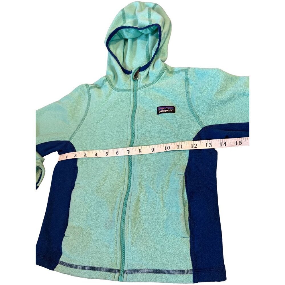 Patagonia Kids Jacket - Light Blue and Navy - Picture 4 of 11